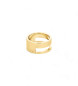 Calvin Klein Jeans Bague Geometric Essentials Taille 52 plaqu or