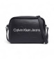 Calvin Klein Jeans Črna messenger torba z logotipom