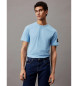 Calvin Klein Jeans T-shirt in cotone con stemma blu