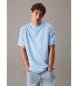 Calvin Klein Jeans T-shirt blu a maniche corte con logo