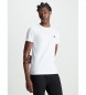 Calvin Klein Jeans Slank Essentieel T-shirt wit