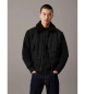 Calvin Klein Jeans Chaqueta de aviador holgada de nailon negro