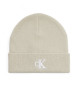 Calvin Klein Jeans Beige knitted hat