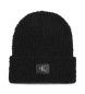 Calvin Klein Jeans Gorro de malha preto com laços