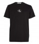 Calvin Klein Jeans T-shirt Other Knit Monologo czarny