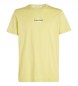 Calvin Klein Jeans T-Shirt Sonstiges Strickmonolog gelb