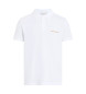 Calvin Klein Jeans Polo con monograma blanco