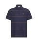 Calvin Klein Jeans Niebieskie polo Cross Grain