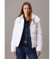 Calvin Klein Jeans White feather down coat