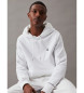 Calvin Klein Jeans Sweatshirt Fleece Blend Hooded Sweatshirt hvid