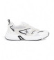 Calvin Klein Jeans Retro Tennis Leather Sneakers white