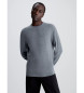 Calvin Klein Pullover aus Merinowolle grau