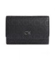 Calvin Klein Dreifaltige Brieftasche mit Logo schwarz