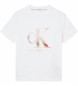 Camiseta Organic Cotton Monogram J20J217289 blanco