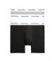 Calvin Klein Zestaw 3 długich spodenek od piżamy: szary, biały, czarny 