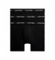 Calvin Klein Pakiranje 3 dolgih črnih kratkih hlač