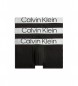 Calvin Klein 3-pack nedhasade byxor svart