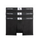 Calvin Klein Pack 3 Laag uitgesneden boxers zwart