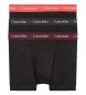 Calvin Klein 3 pak zwarte Trunk boxershorts