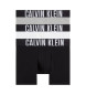 Calvin Klein Zestaw 3 sztuk bokserek: czarne, szare, białe