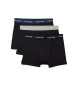 Calvin Klein Confezione da 3 boxer neri in cotone elasticizzato