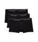 Calvin Klein 3 packs de caleons taille basse Micro Stretch noir