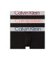 Calvin Klein Zestaw 3 bokserek z niskim stanem w kolorze czarnym
