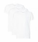 Calvin Klein Lot de 3 tee-shirts blancs Cotton Classics