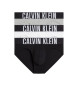 Calvin Klein Pack de 3 slips negro, gris, blanco