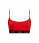 Calvin Klein Rød bustier-bikinitop