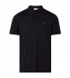 Calvin Klein Wąska koszulka polo w kolorze czarnym