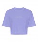 Camiseta SS Cropped lila