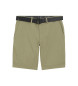 Calvin Klein Slim fit shorts met groene twill tailleband