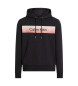 Calvin Klein Sweatshirt med linert logo p brystet, sort