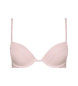 Calvin Klein Push Up Flirty laag uitgesneden beha roze