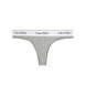 Calvin Klein Moderner String aus grauer Baumwolle