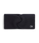 Calvin Klein Cerchietto nero in misto lana e cashmere