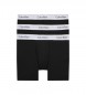 Calvin Klein Paket 3 kratke hlače Boxer - Modern Cotton black