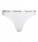 Calvin Klein Carousel klasične spodnje hlačke bele barve