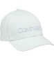 Calvin Klein Casquette Logo en coton serg blanc
