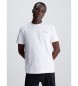 Calvin Klein T-shirt bianca in cotone biologico
