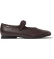 Camper Leather ballerina flats Almost Myra maroon