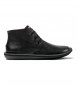 Camper Beetle leather ankle boots black