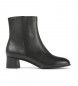 Camper Katie black leather ankle boots -Heel height 5cm