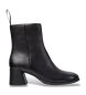 Camper Kora black leather ankle boots