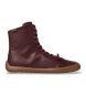 Camper Bottines en cuir Peu Path+ grenat