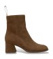 Camper Kora Brown Leather Ankle Boots