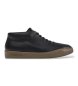 Camper Groenzwarte leren Peu Touring sneakers