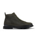 Camper Brutus dark green leather ankle boots