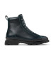 Camper Brutus dark green leather ankle boots